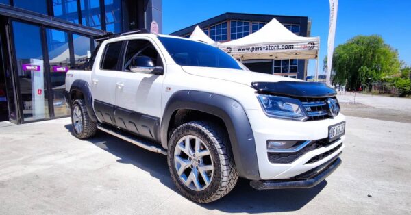 VW Amarok V6 2016 Onwards Ad Blue Complete Wide Wheel Arch Kit Matte Black - Image 2