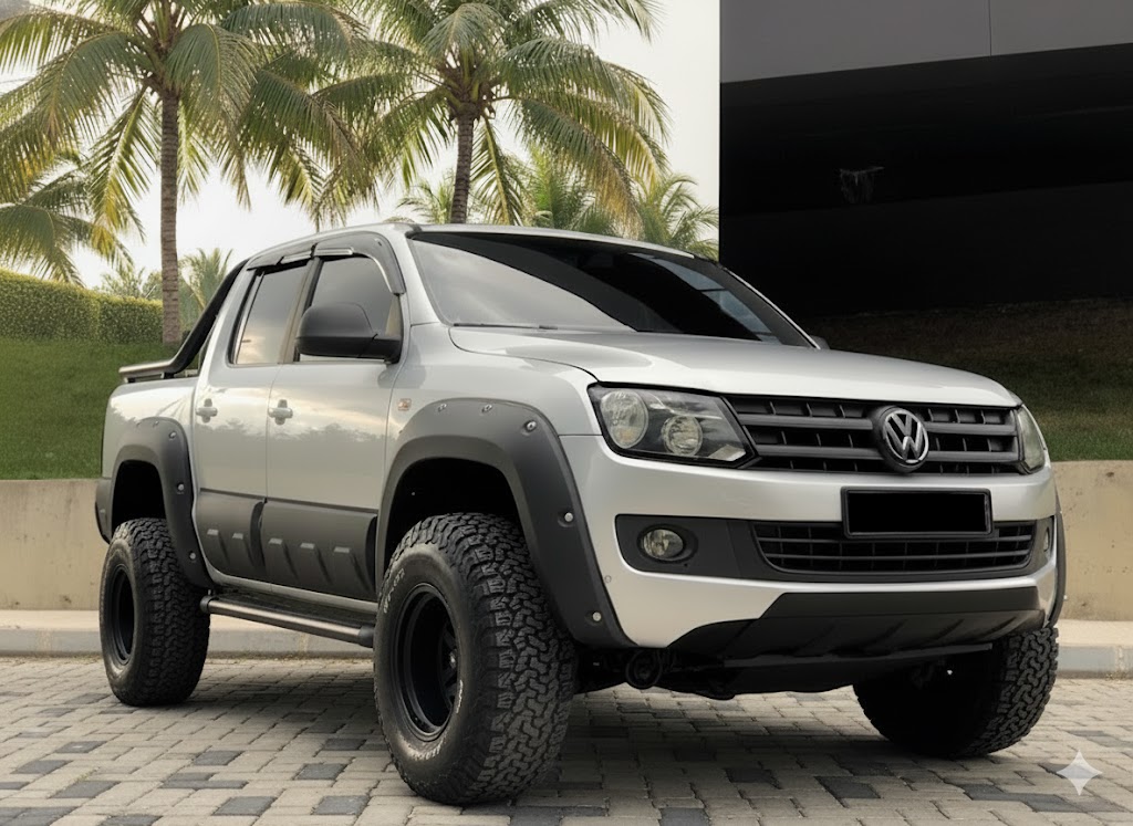 VW Amarok 2010 Onwards Side Door Body Cladding 4 VW Amarok 2010 Onwards Side Door Body Cladding - Image 4
