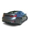 BMW 3 Series G20 Rear Valance Gloss Black Installed 2018-2021 - Plus Auto Style