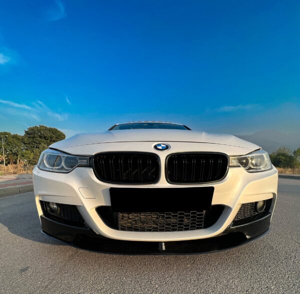BMW 3 Series F30 (2012-2019) Front Splitter w/ Flaps Set (3 Pcs) - Image 2