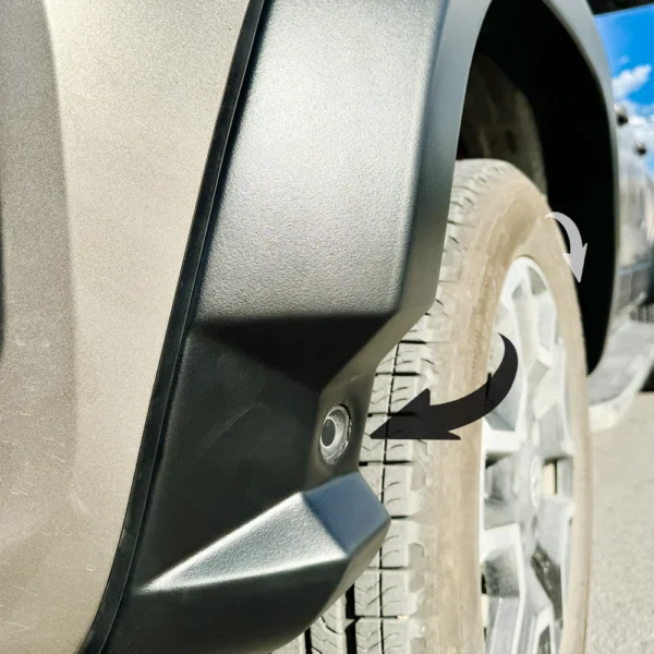 VW Amarok Mk2 2022+ Fender Flares (4 Pcs) Matte Black - Image 4