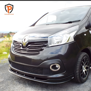 RENAULT TRAFFIC 2014> Gloss Black ABS Front Lower Lip Splitter