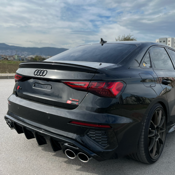 Audi S3 Sedan 8Y Sedan 2020+ Rear Valance Diffuser - Image 2