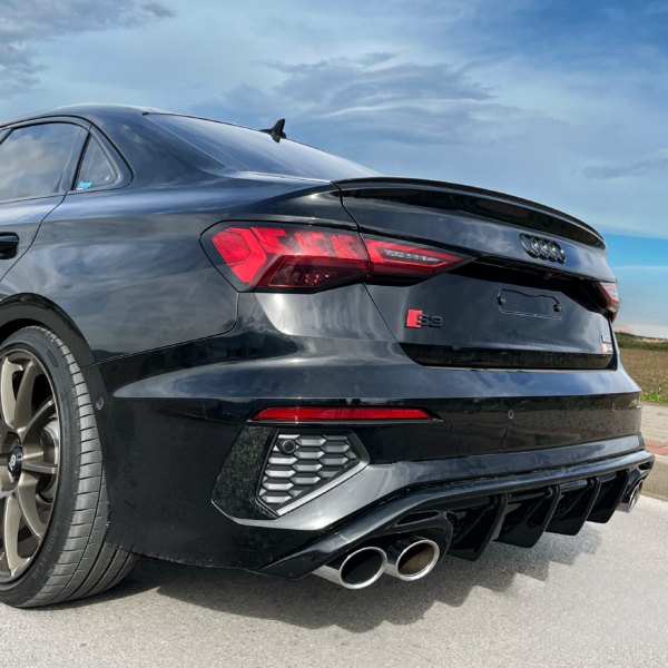 Audi S3 Sedan 8Y Sedan 2020+ Rear Valance Diffuser - Image 3