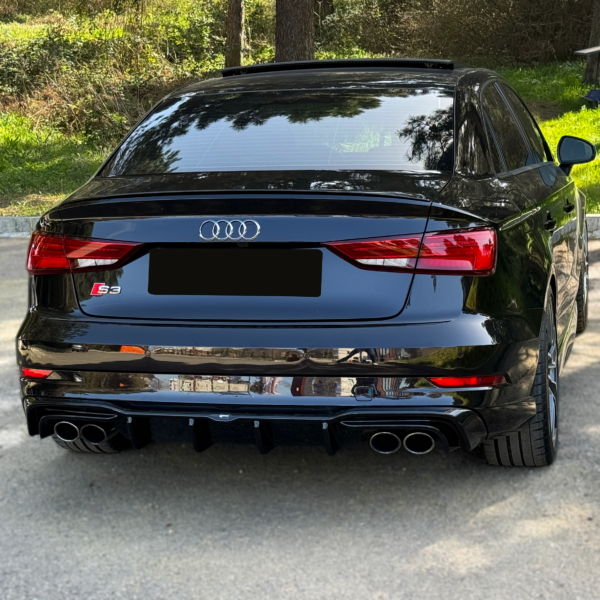 Audi S3 Sedan 8V Facelift 2016-2020 Rear Valance - Image 3