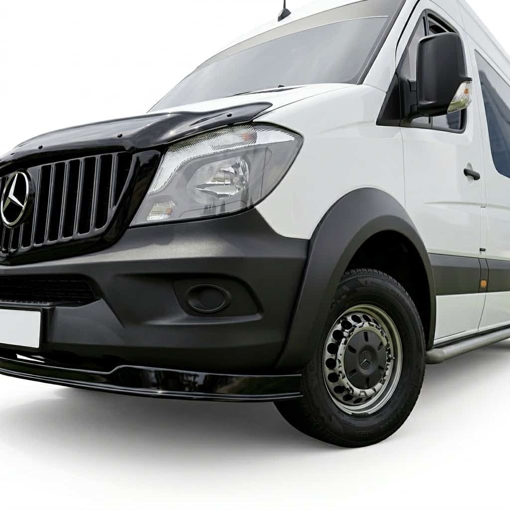 Wheel Arch Fender Flare Kit for Mercedes Sprinter W906 Facelift 2014-2018 4 Mercedes Sprinter W906 2014-2018 Facelift Jumbo Fender Flares Wheel Arch Trims