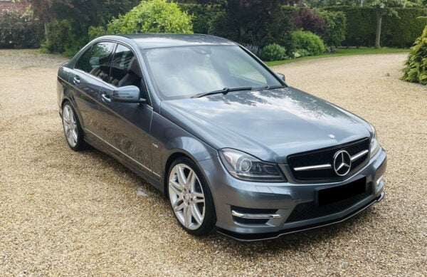 Mercedes W204 AMG-Line Facelift (2011-2014) Front Splitter - Image 2