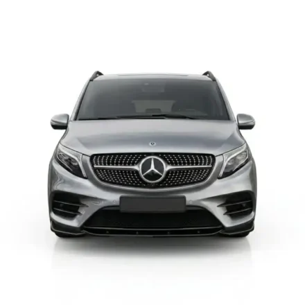 Gloss Black Front Splitter for Mercedes Vito V Class W447 Facelift AMG-Line 2019+