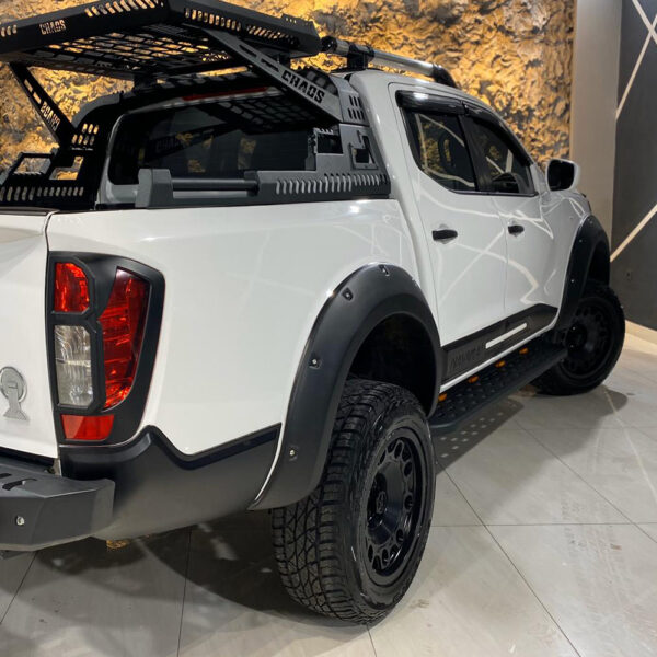 Nissan Navara NP300 (D23) 2017 Onwards Adblue Wide Wheel Arch Kit Matte Black - Image 4