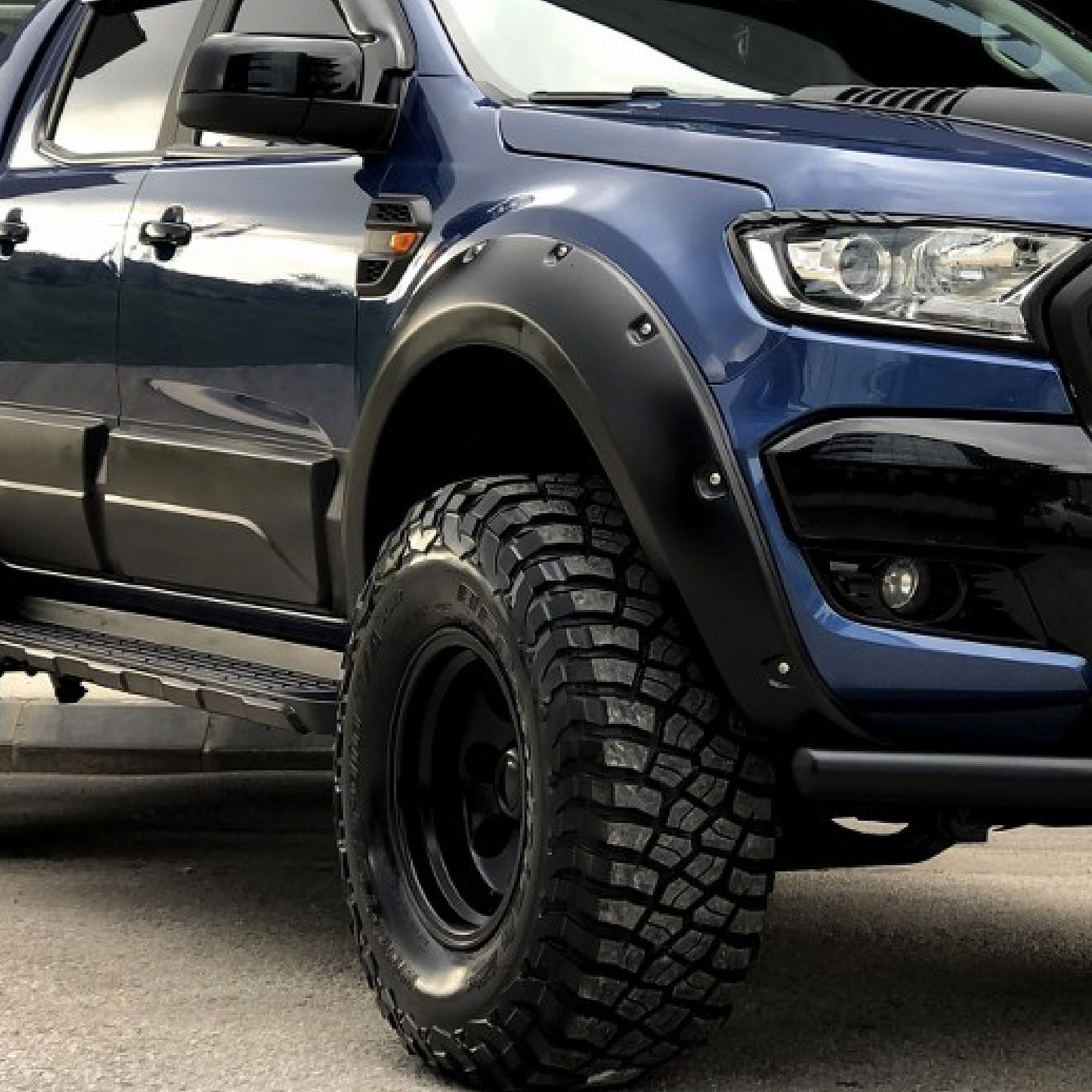Ford Ranger Wide Body Fender Flares 2012-2022 T6 T7 T8 – Raptor Style Wheel Arches