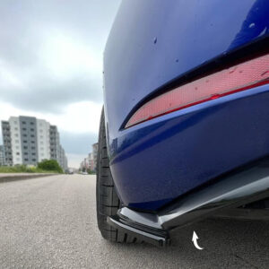 VW Golf Mk7.5 R 2017-2020 Rear Side Splitters (2 Pcs)