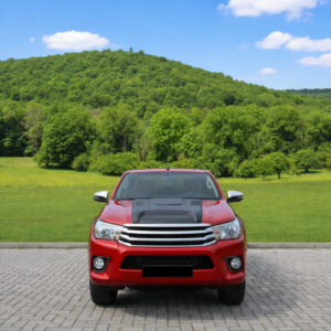 Toyota-Hilux-2016-2024-Matte-Black-ABS-Plastic-Bonnet-Hood-Scoop-Upgrade