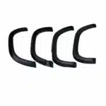 Gloss Black Wheel Arche Fender Kit for VW Amarok Mk2 2022Onwords (4 Pcs) 5 Gloss black wheel arch fender flare kit for VW Amarok Mk2 (2022-Present), premium 4-piece wide body extension.