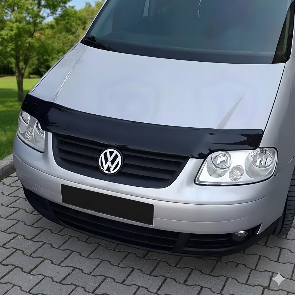VW Caddy MK3 2004 to 2010 Bonnet Protector Gloss 2 VW Caddy MK3 2004 to 2010 Bonnet Protector Gloss - Image 2