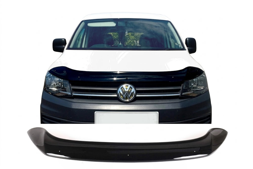 VW Caddy MK4 2015-2021 Bonnet Protector Gloss Black 1 VW Caddy MK4 (2015-2020) premium black bonnet protector