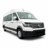 V.2 Gloss Black Front Splitter for VW Crafter MK2 and MAN TGE 2017-2024