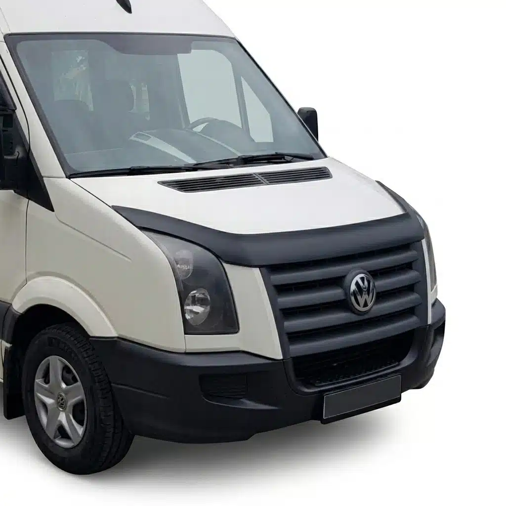 VW Crafter 2006 to 2016 Bonnet Protector 1 VW Crafter 2006-2013 Bonnet Protector Stone Guard Bug Deflector