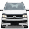 VW T6 2015-2019 Bonnet Protector - Black ABS Plastic Bug Deflector