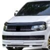VW T6 2015-2019 Bonnet Protector - Black ABS Plastic Bug Deflector