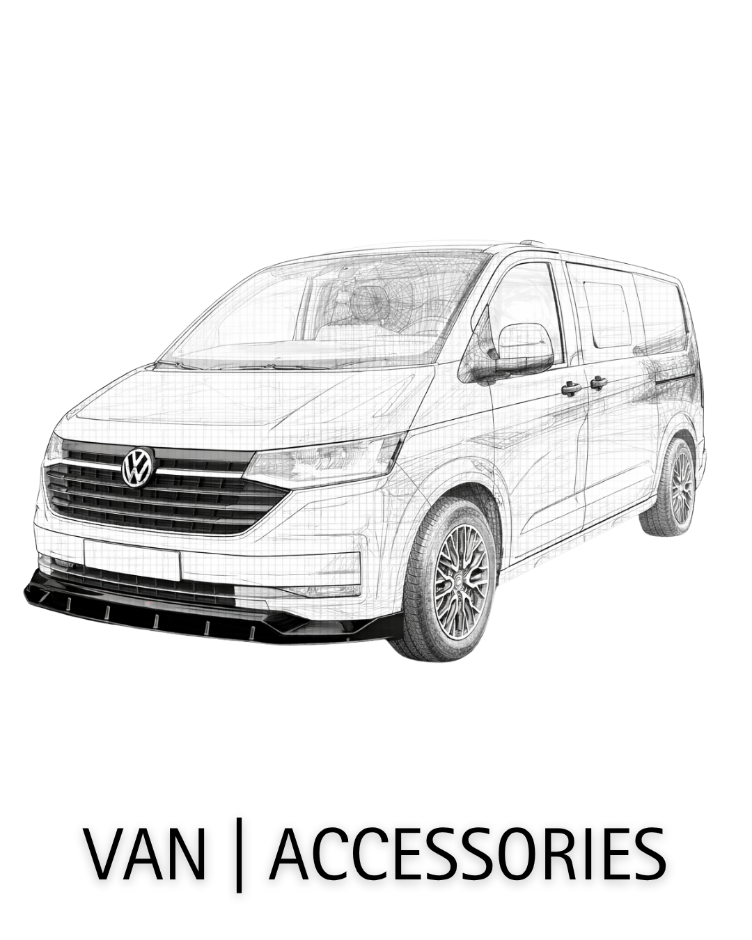 Vans upgraded with custom styling parts and body kits designed for improved appearance everyday functionality