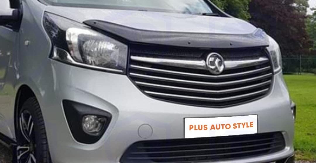 Vauxhall Vivaro Onwards 2014+ Onwards - Gloss Black ABS Front Lower Splitter Lip Add On