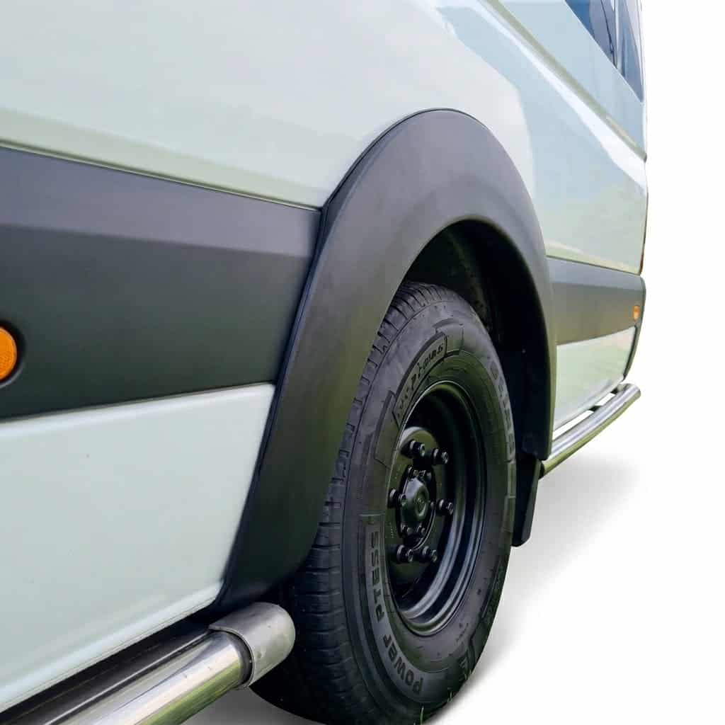 Wheel Arch Fender Flare Kit for Mercedes Sprinter W906 Facelift 2014-2018 3 Mercedes Sprinter W906 2014-2018 Facelift Jumbo Fender Flares Wheel Arch Trims