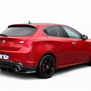 Alfa Romeo Giulietta Rear Valance Gloss Black Quadrifoglio Style Installed 2010-2020 Plus Auto Style