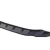Close-up of Audi A3 front splitter gloss black ABS surface finish
