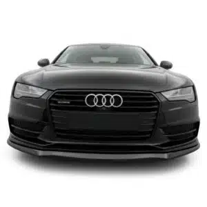 Gloss Black Front Bumper Splitter for Audi A7 C7 Facelift S-Line (2014-2017)