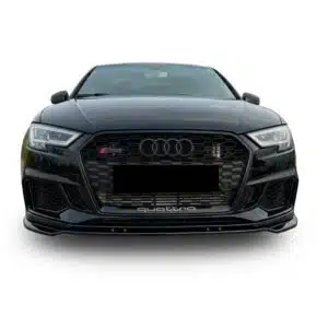 Gloss Black Front Splitter V.3 for Audi RS3 8V Facelift Sportback 2017-2019