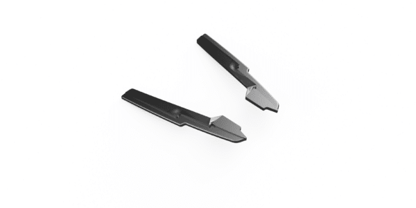 Audi S6 C8 (Sedan-Avant) 2019+ Rear Side Splitters (2 Pcs) 6 Gloss black rear side splitters for Audi S6 C8 (2019 onwards), 2-piece rear bumper corner extensions for Saloon and Avant models.