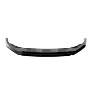 2-piece gloss black front splitter for Audi SQ7 Mk2 Facelift (2019-present).