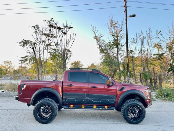 Ford Ranger T6 T7 T8 2012-2022 Jumbo Side Door Body Cladding Matte Black - Image 2