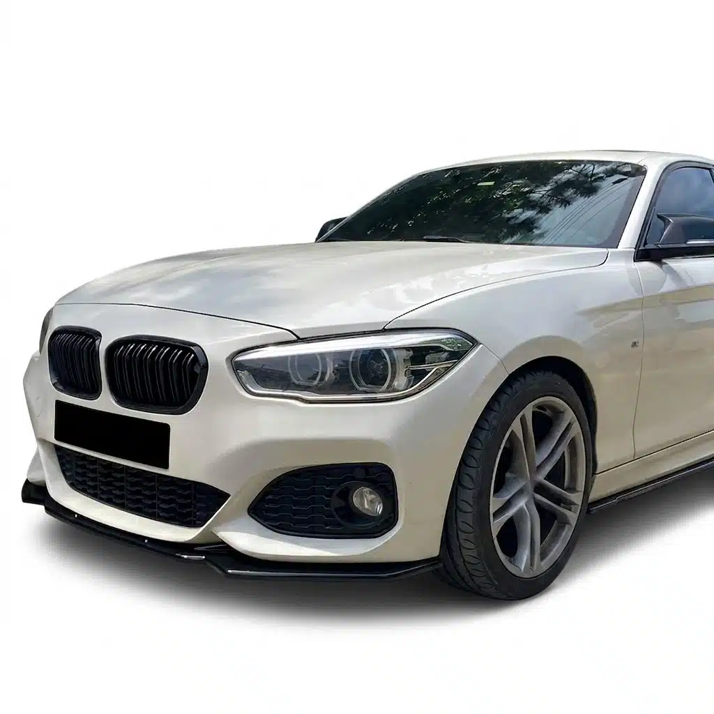 BMW 1 Series F20/F21 M- Pack Facelift (2015-2019) Front Splitter 1 Gloss black front splitter for BMW 1 Series F20 F21 M-Sport Facelift (2015-2019).