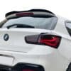 Gloss black spoiler cap for BMW 1 Series F20 F21 M-Power Facelift 2011-2019