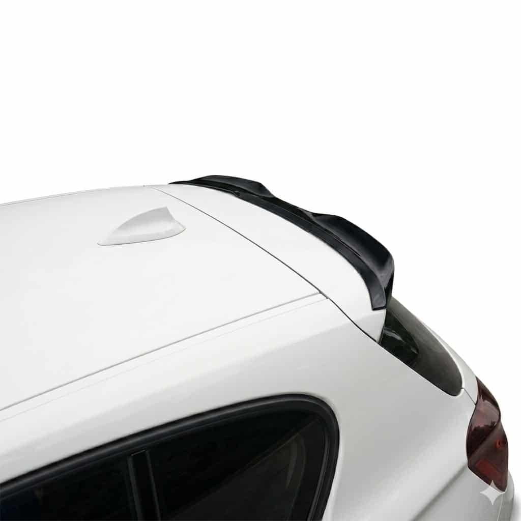BMW 1 Series F20 F21 M-Sport (2011-2019) Rear Spoiler Cap - Gloss Black 1 Gloss black spoiler cap for BMW 1 Series F20 F21 M-Power Facelift 2011-2019