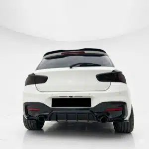 BMW 1 Series F20 Rear Valance Gloss Black M-Power Installed 2015-2019 - Plus Auto Style
