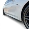 Gloss black side skirt extensions for BMW 3 Series F30 F31 M Sport models 2012-2018.