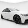 Gloss black side skirt extensions for BMW 3 Series F30 F31 M Sport models 2012-2018.