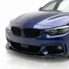 BMW 4 Series front splitter gloss black for F32 F33 F36 M Sport