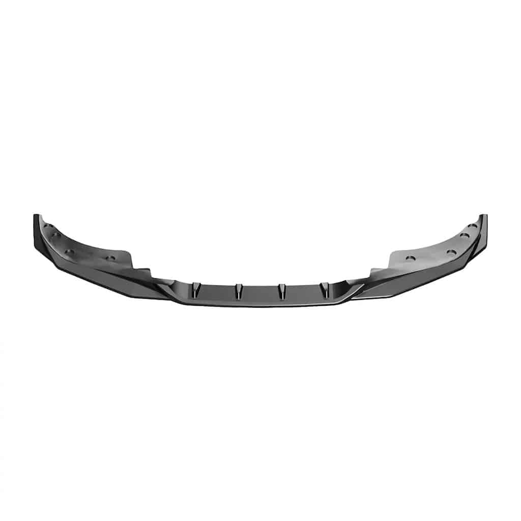 Front Splitter for BMW 4 Series G22 M-Pack 2020+ 6 Gloss black front splitter for BMW 4 Series G22 M-Sport / M-Pack (2020+), aggressive front bumper lip spoiler