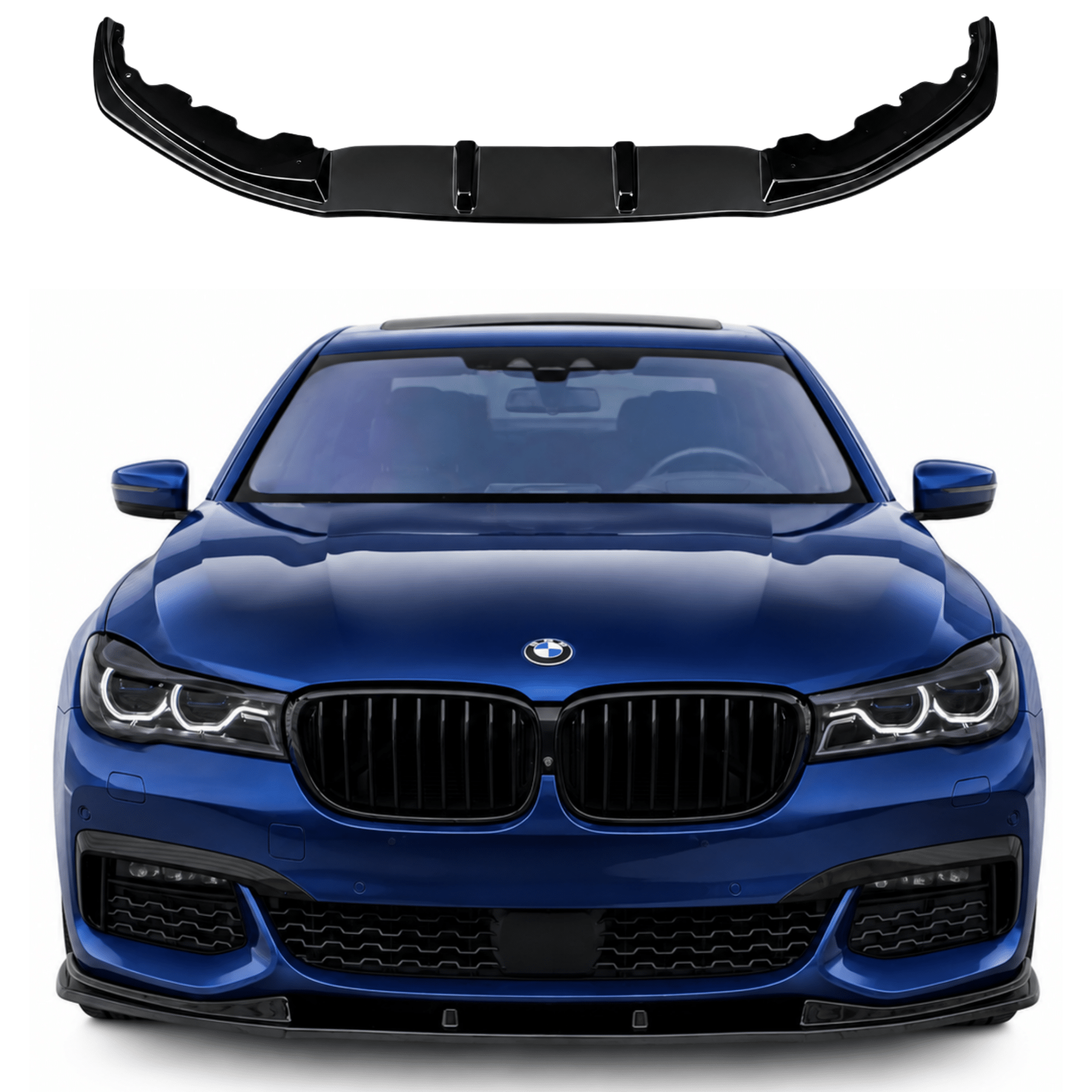 BMW 7 Series G11 2015-2018 M-Sport Front Splitter | Gloss Black 1 BMW 7 Series G11 2015-2018 M-Sport Front Splitter