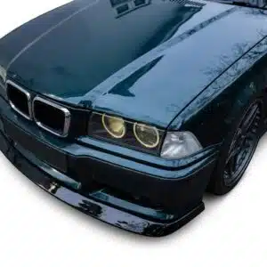 Gloss black front splitter for BMW M3 E36 (1990-2000) including Coupe, Saloon and Convertible.