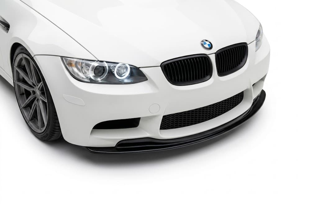 Front Splitter BMW M3 E92 Coupe / E93 Convertible (2007-2013) 1 Gloss black front splitter for BMW M3 E92 Coupe and E93 Convertible models 2007-2013.