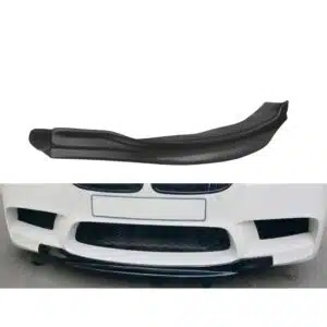 Gloss black front splitter for BMW M5 F10 and F11 M-Sport / M-Pack (2011-2016).