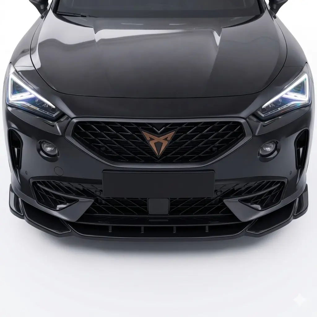 Cupra Formentor (2020+) Front Splitter 2 Gloss Black Front Splitter Lip for Cupra Formentor 2020-2025 VZ