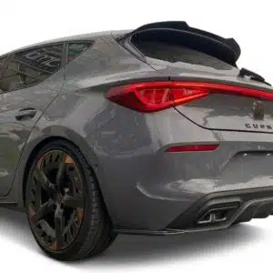 Pair of rear side splitters fitted to the rear bumper of a Cupra Leon (2020 and newer)