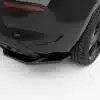 Gloss Black Rear Side Splitters V2 for Cupra Leon 2020-2024