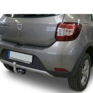 Black Rear Bumper Guard and Scuff Protector for Dacia Sandero Stepway 2013-2020