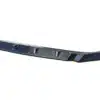 Fiat Scudo Front Splitter for Facelift 2024+ in gloss black ABS, product front view